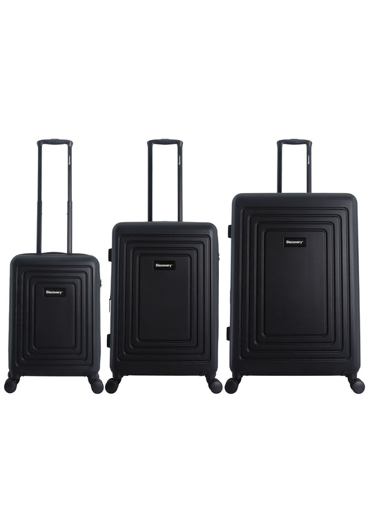 DSV COAST Harde koffer set / Trolley set / Reiskoffer set - (S/M/L) Zwart