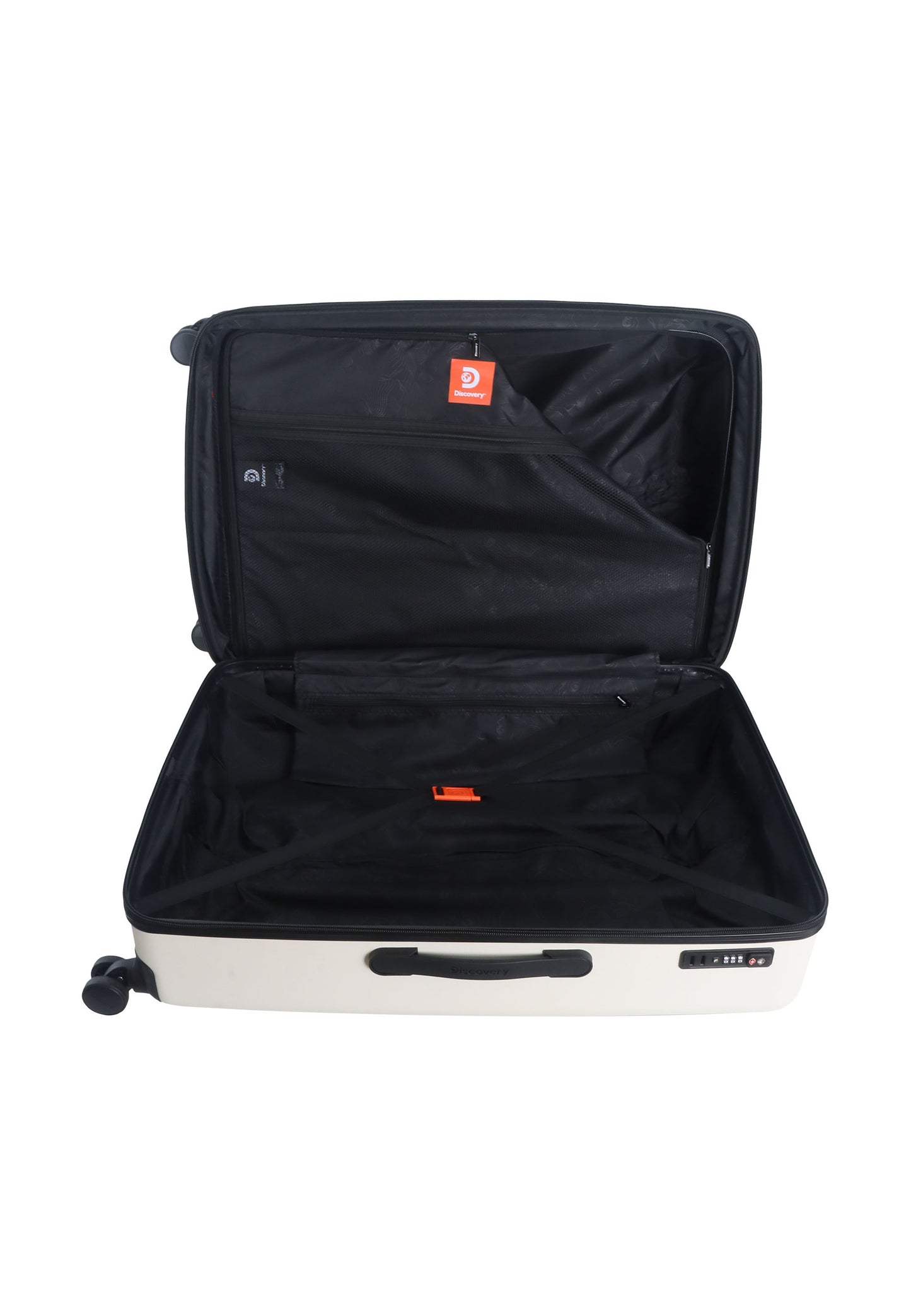 DSV COAST Valise rigide / Trolley / Valise de voyage - (Grand) Blanc