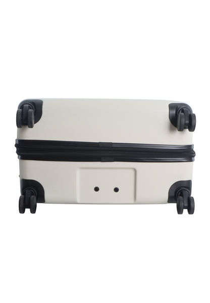 DSV COAST Valise rigide / Trolley / Valise de voyage - (Grand) Blanc