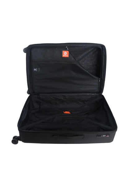 DSV COAST Valise rigide / Chariot / Valise de voyage - (Grand) Noir