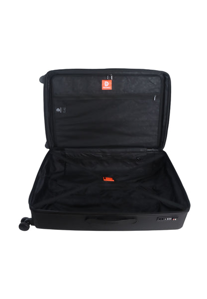 DSV COAST Valise rigide / Chariot / Valise de voyage - (Grand) Noir