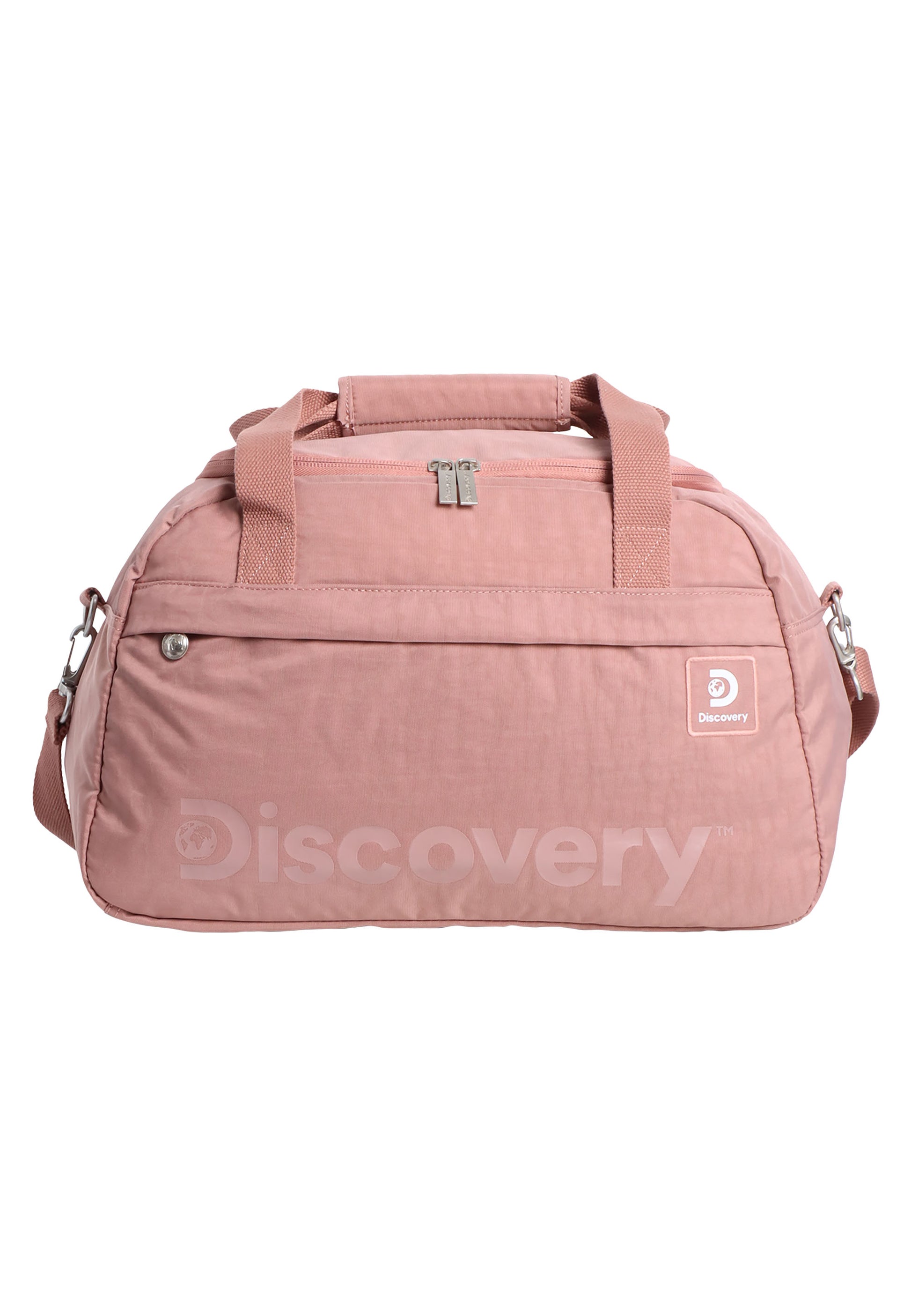 Discover reistas in modieus roze crinckle nylon.