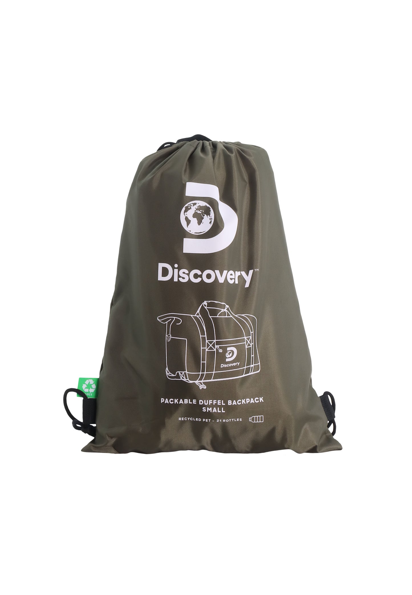 Discovery - Drive | 50cm Opvouwbaar Duffeltas / Reistas / Sporttas - Khaki