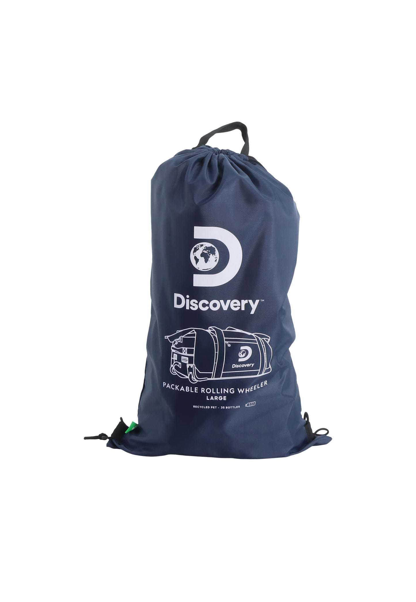 Discovery - Drive | 85cm Wieltas / Trolleytas / Reistas met Wielen - Marine Blauw