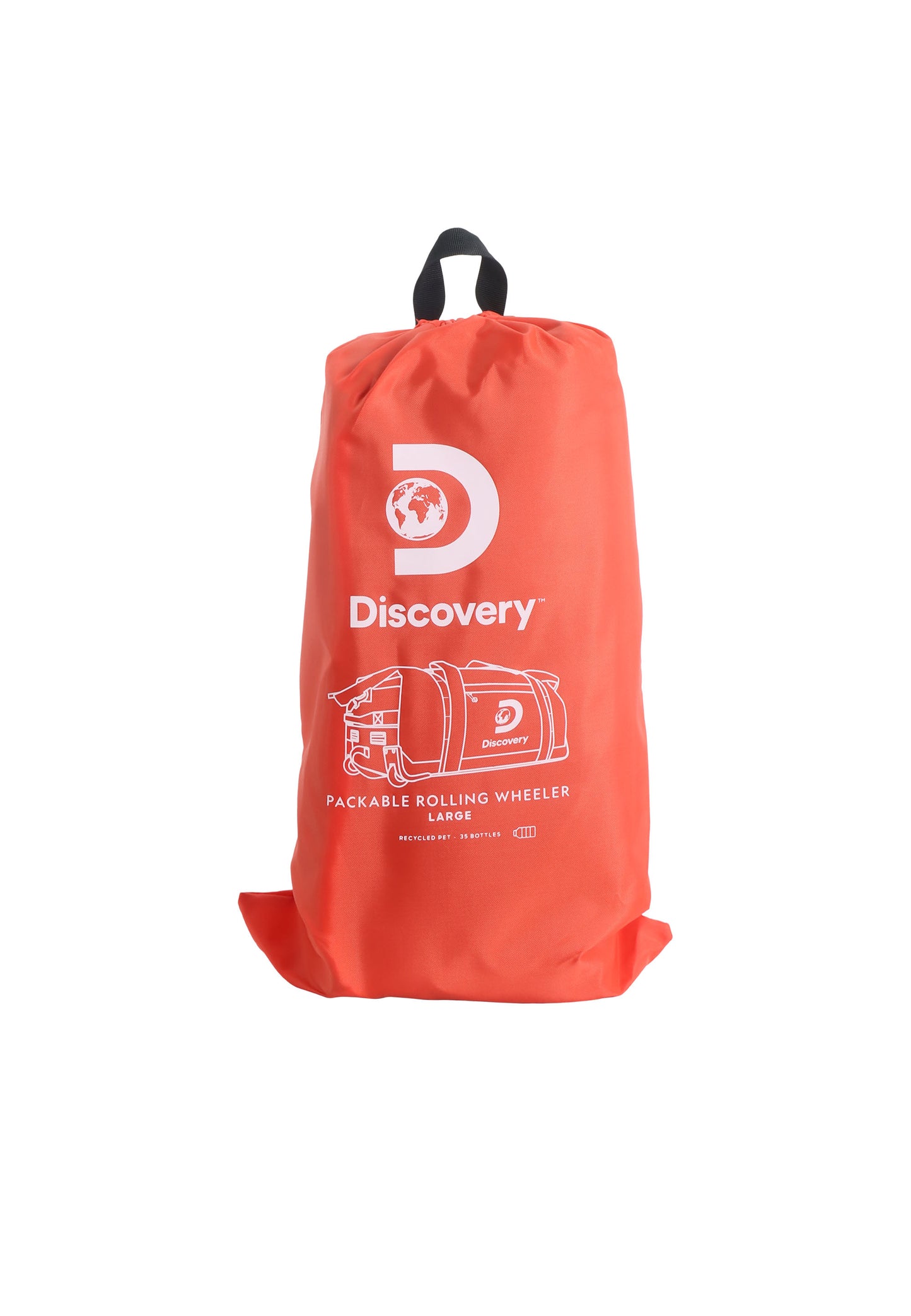 Discovery - Drive | 85cm Trolleytas / Reistas met Wielen - Oranje