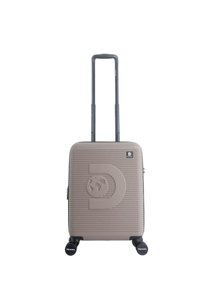 Discovery Eclipse Handbagage harde koffer / Trolley / Reiskoffer - (Small) Bruin