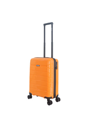 een leuke oranje handbagage | Discovery