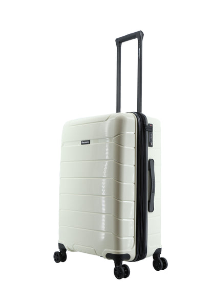 Valise rigide / trolley / valise de voyage Discovery Skyward - 65 cm (moyen) - Blanc