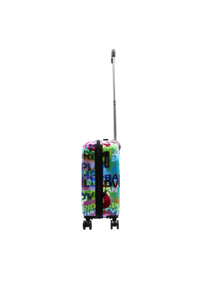 Discovery Handbagage Harde Koffer / Trolley / Reiskoffer - 55 cm (Small) - Explore The World  Print