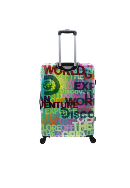 Discovery Harde Koffer / Trolley / Reiskoffer - 77 cm (Large) - Explore The World Print