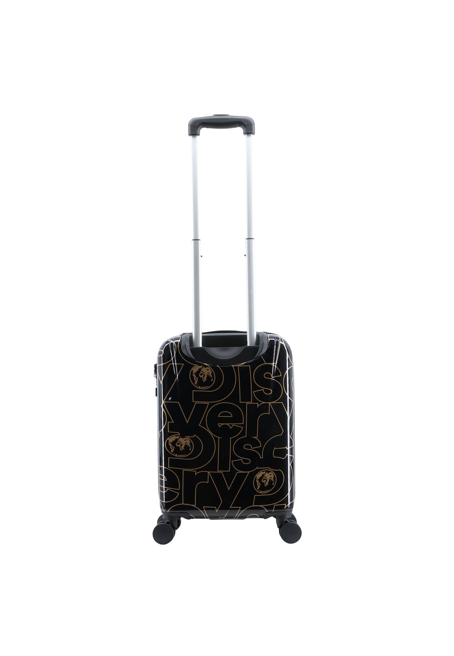 Discovery Gold harde Handbagage Koffer / Trolley met print - 55 cm S