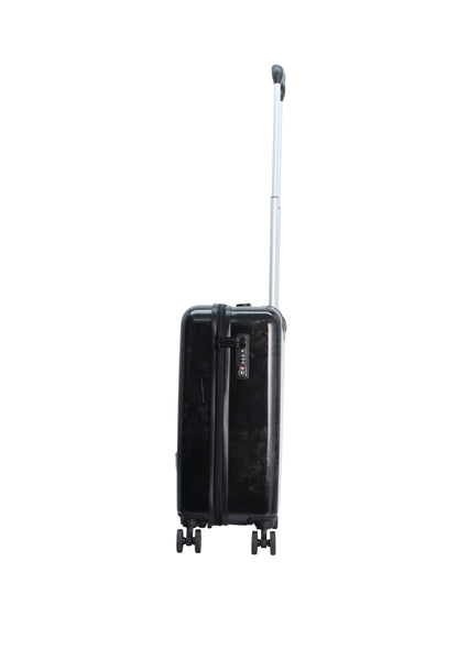 Discovery Stone Handbagage Harde Koffer / Trolley / Reiskoffer - 55 cm (Small) - Zwart