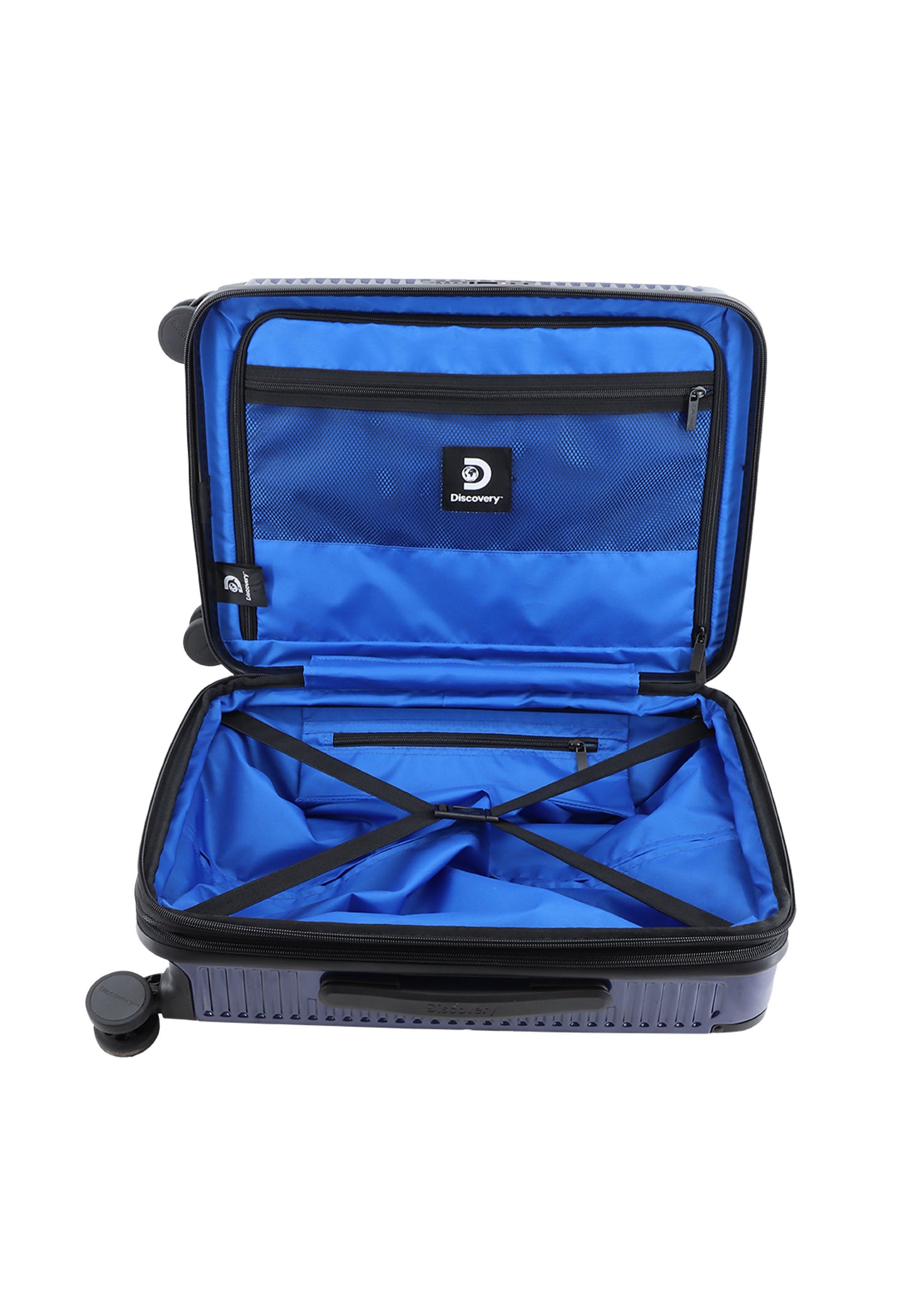 Discovery Crossroad Handbagage harde koffer / Trolley / Reiskoffer Small | Blauw