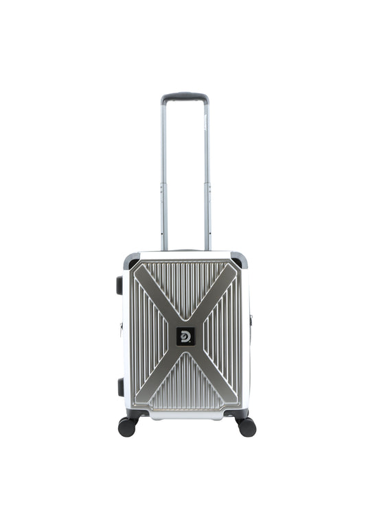 Discovery Crossroad Handbagage harde koffer / Trolley / Reiskoffer Small | Zilver