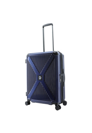 Valise rigide / Trolley / Valise de voyage Discovery Crossroad Moyenne | Bleu