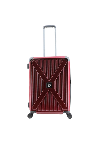 Discovery Crossroad Harde koffer set / Trolley set / Reiskoffer set - (S/M/L) Rood