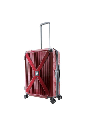 Valise rigide / Trolley / Valise de voyage Discovery Crossroad Moyenne | Rouge