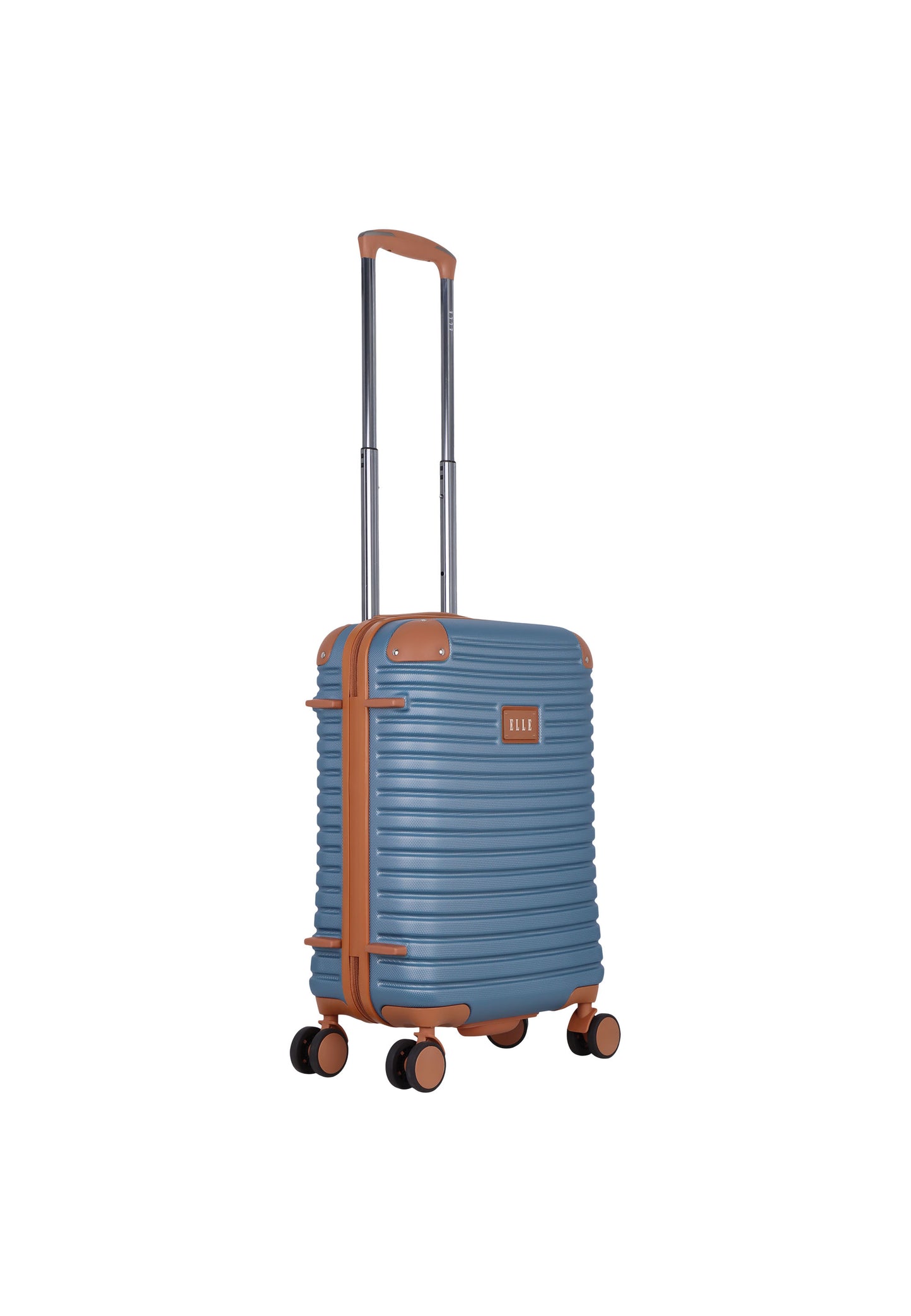 ELLE - Glam | Bagage cabine / Valise rigide / Trolley / Valise de voyage - (Small) - Crème