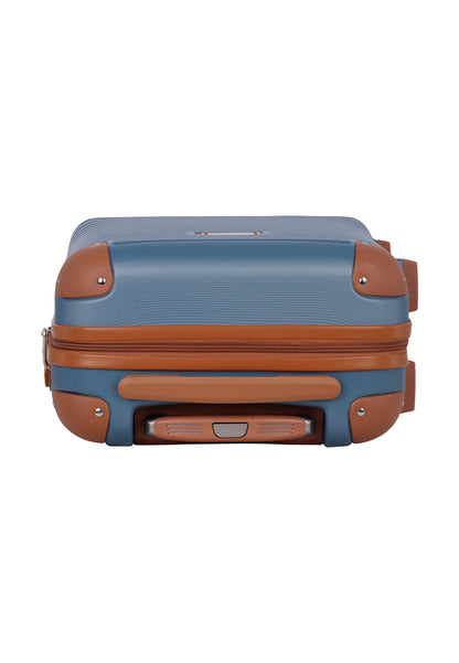 ELLE - Glam | Bagage cabine / Valise rigide / Trolley / Valise de voyage - (Small) - Crème