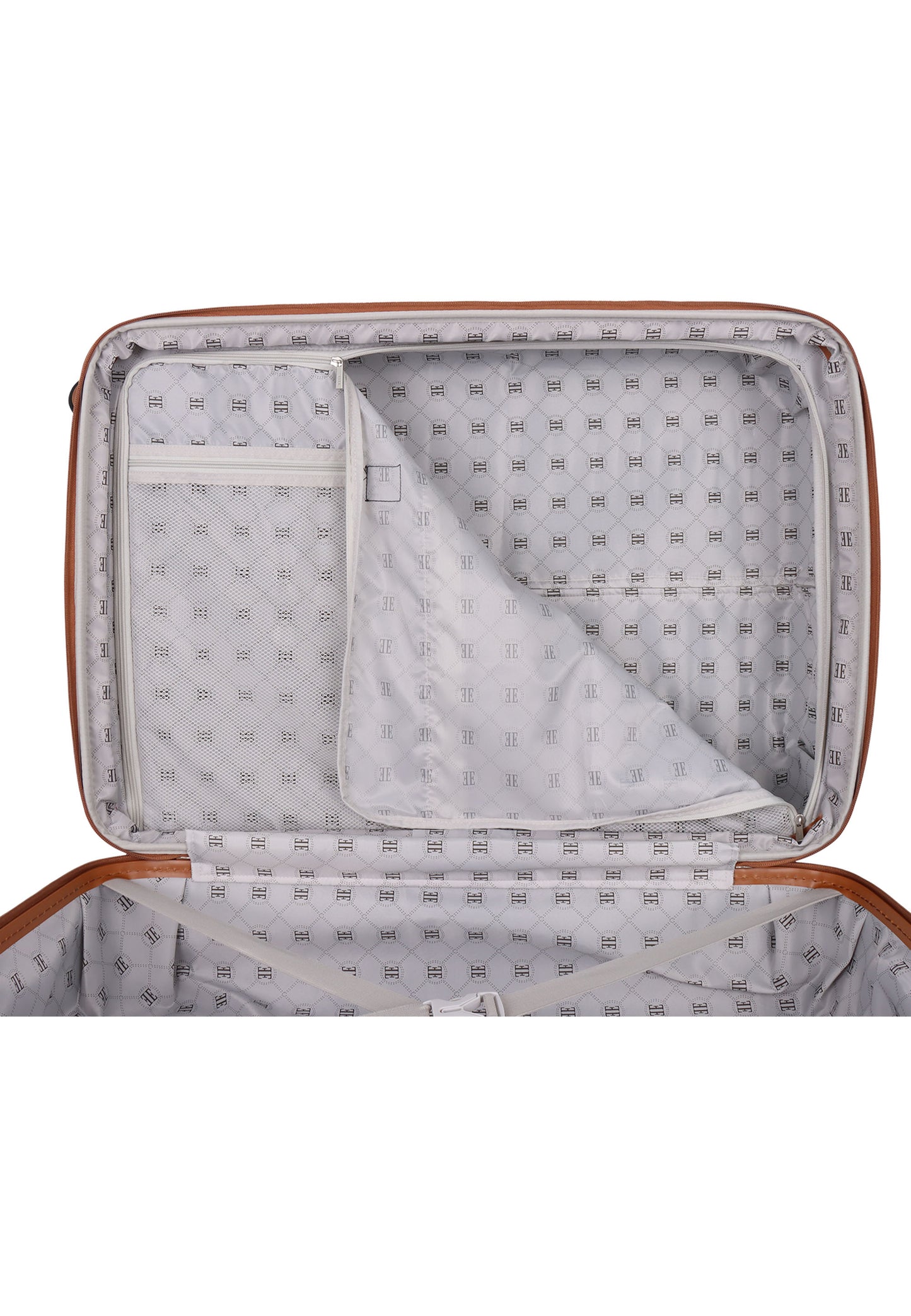 ELLE - Glam | Coffret de valises rigides / Coffret de trolley / Coffret de valises de voyage - (S/M/L) - Crème