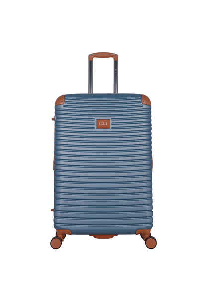 ELLE - Glam | Harde koffer / Trolley / Reiskoffer - (Large) - Blauw