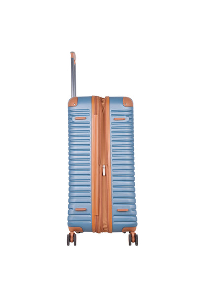 ELLE - Glam | Harde koffer / Trolley / Reiskoffer - (Large) - Blauw