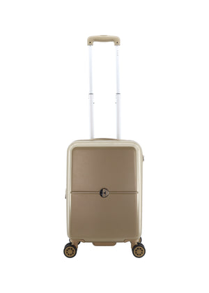 ELLE Handbagage Harde Koffer / Trolley / Reiskoffer - 54cm (Small) - Chic - Goud