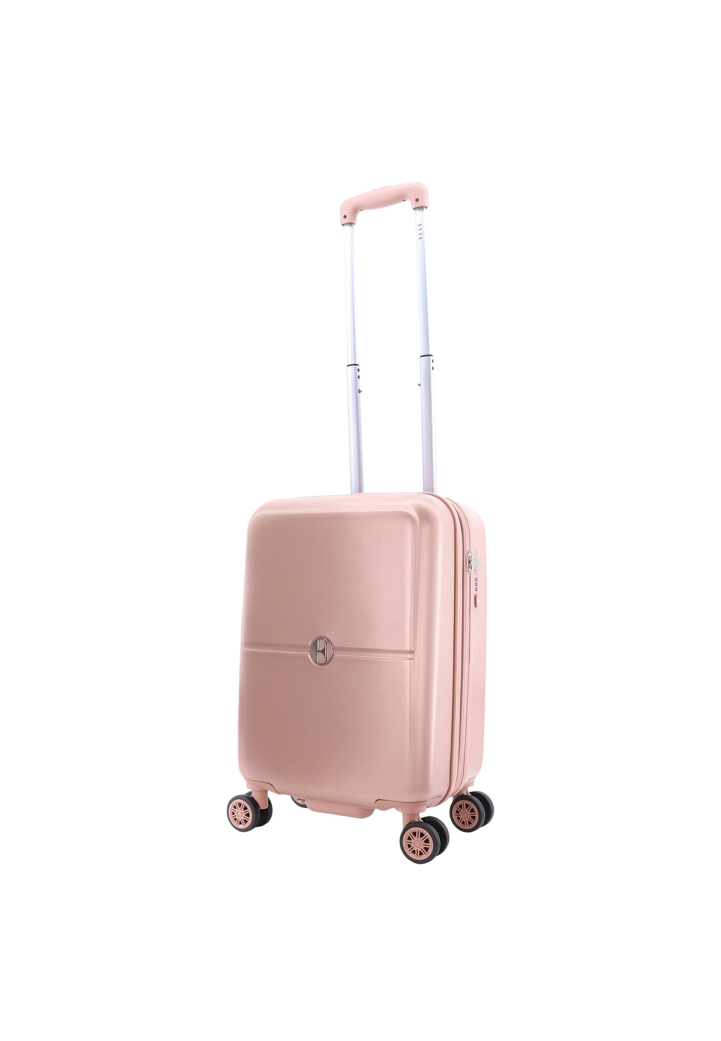 ELLE Handbagage Harde Koffer / Trolley / Reiskoffer - 54x36x24cm - Chic - Roze