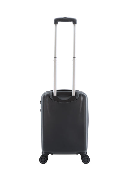 Valise rigide pour bagage à main ELLE | Chariot | Valise de voyage Chic - 54x36x24cm - Rose