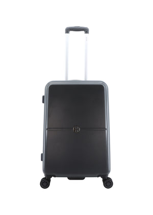 ELLE Harde Koffer / Trolley / Reiskoffer - 65 cm (Medium) - Chic - Antraciet