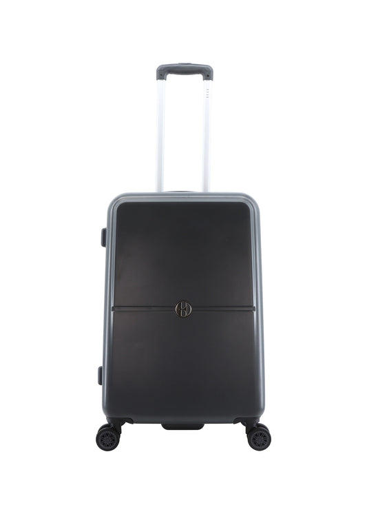 ELLE Harde Koffer / Trolley / Reiskoffer - 65 cm (Medium) - Chic - Antraciet