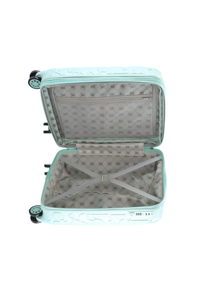 ELLE Bagage à main Valise rigide / Trolley / Valise de voyage - 49x38x20,5cm - Alors - Menthe