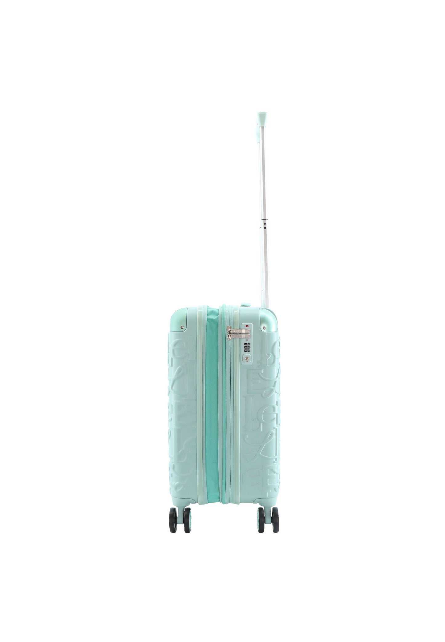 ELLE Handbagage Harde Koffer / Trolley / Reiskoffer - 49x38x20.5cm - Alors - Mint