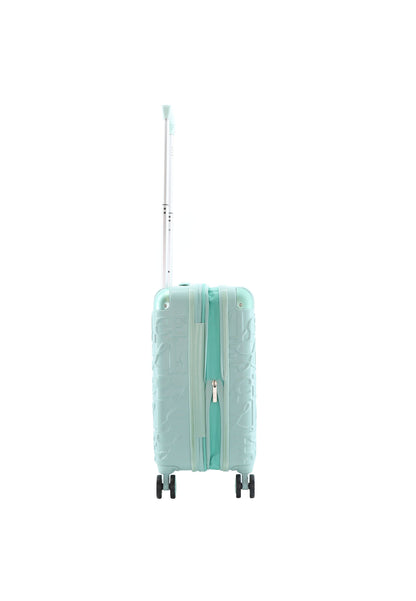 ELLE Bagage à main Valise rigide / Trolley / Valise de voyage - 49x38x20,5cm - Alors - Menthe