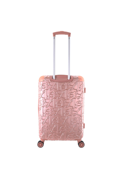 ELLE Harde Koffer / Trolley / Reiskoffer - 60 cm (Medium) - Alors - Roze