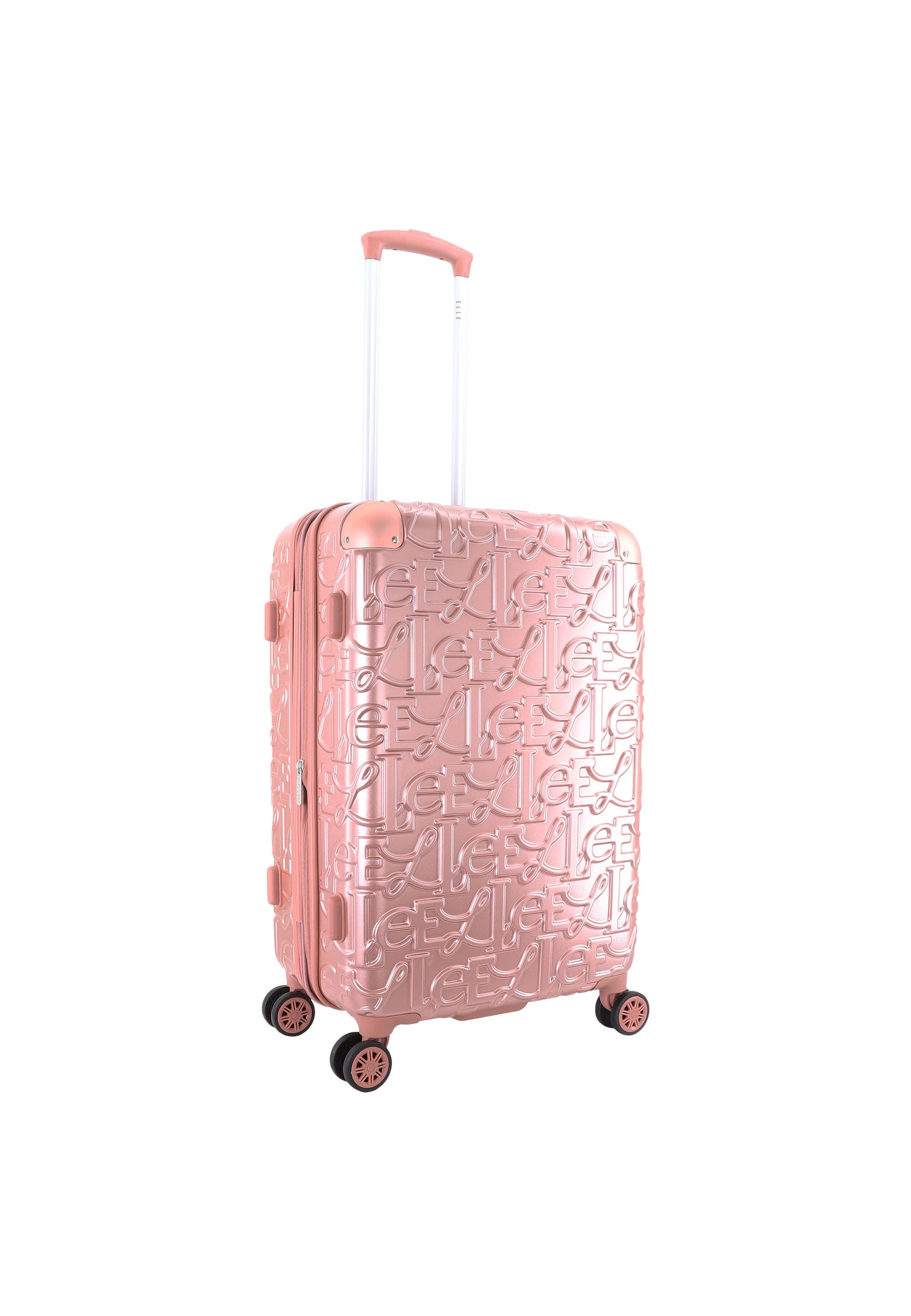 ELLE Harde Koffer / Trolley / Reiskoffer - 60 cm (Medium) - Alors - Roze