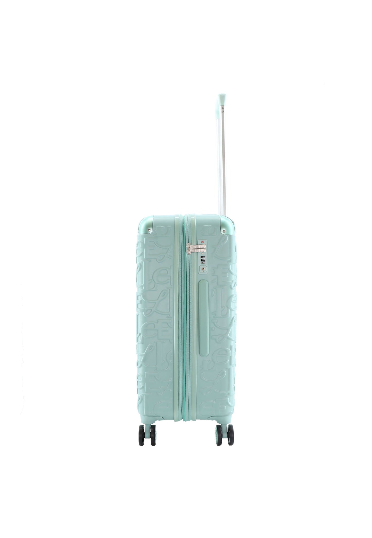 ELLE Valise Rigide / Trolley / Valise de Voyage - 60 cm (Moyen) - Alors - Menthe