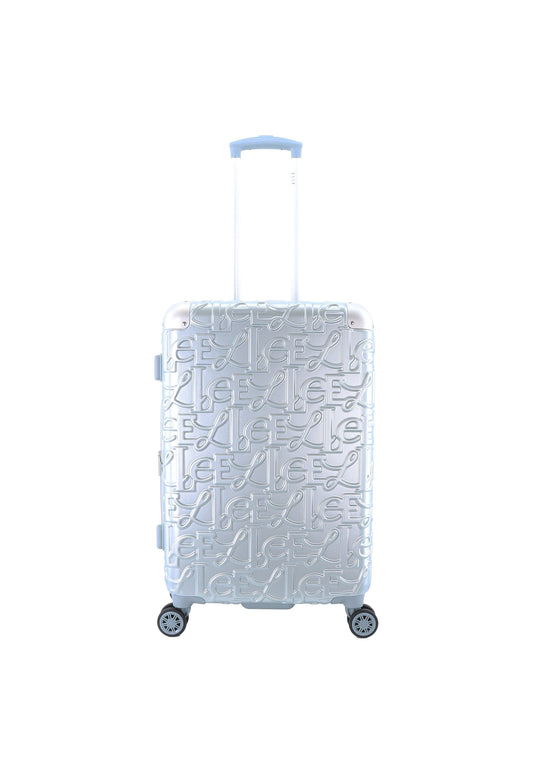 ELLE Harde Koffer / Trolley / Reiskoffer - 60 cm (Medium) - Alors - Zilver