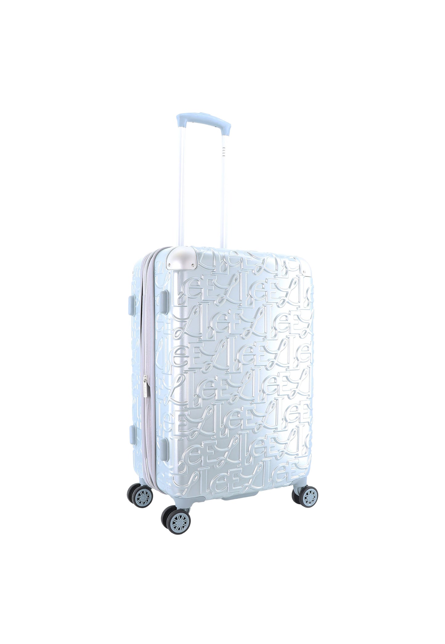 ELLE Harde Koffer / Trolley / Reiskoffer - 60 cm (Medium) - Alors - Zilver