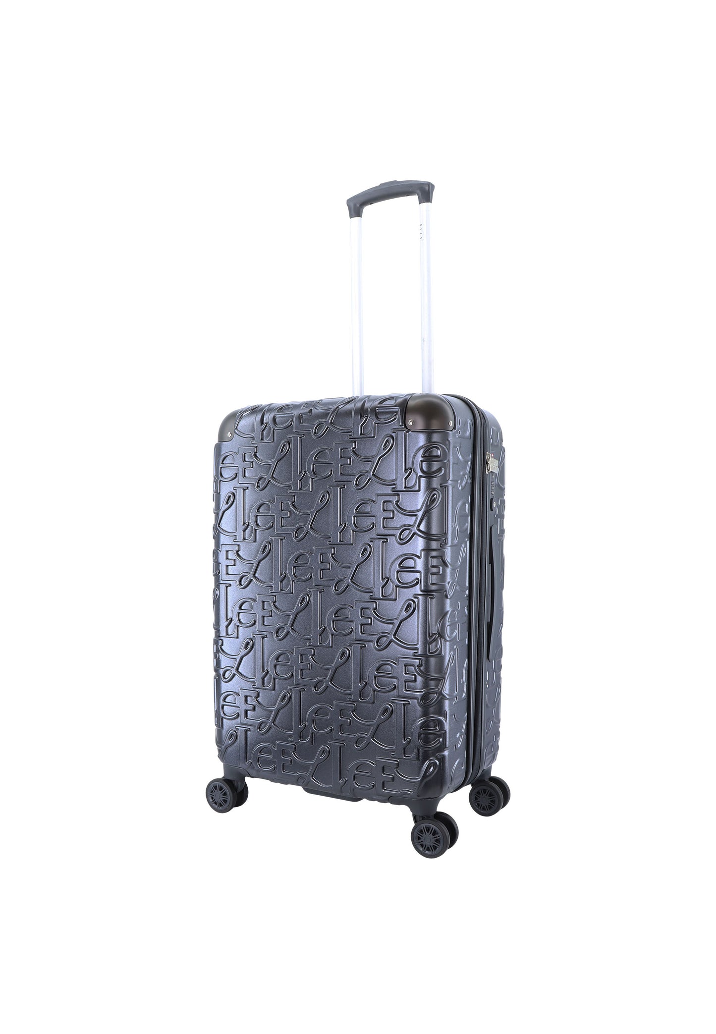 ELLE Harde Koffer / Trolley / Reiskoffer - 60 cm (Medium) - Alors - Antraciet