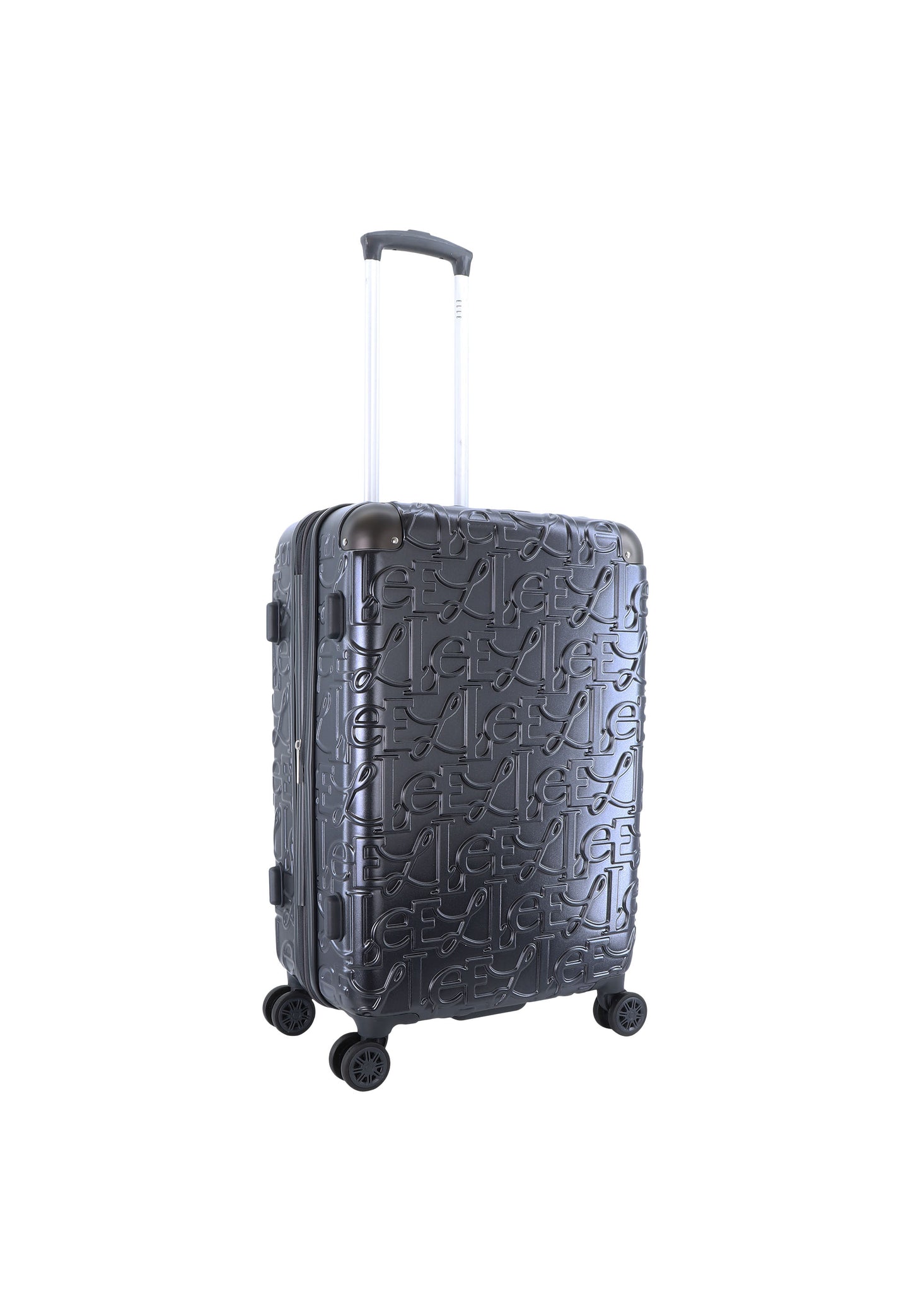 ELLE Harde Koffer / Trolley / Reiskoffer - 60 cm (Medium) - Alors - Antraciet