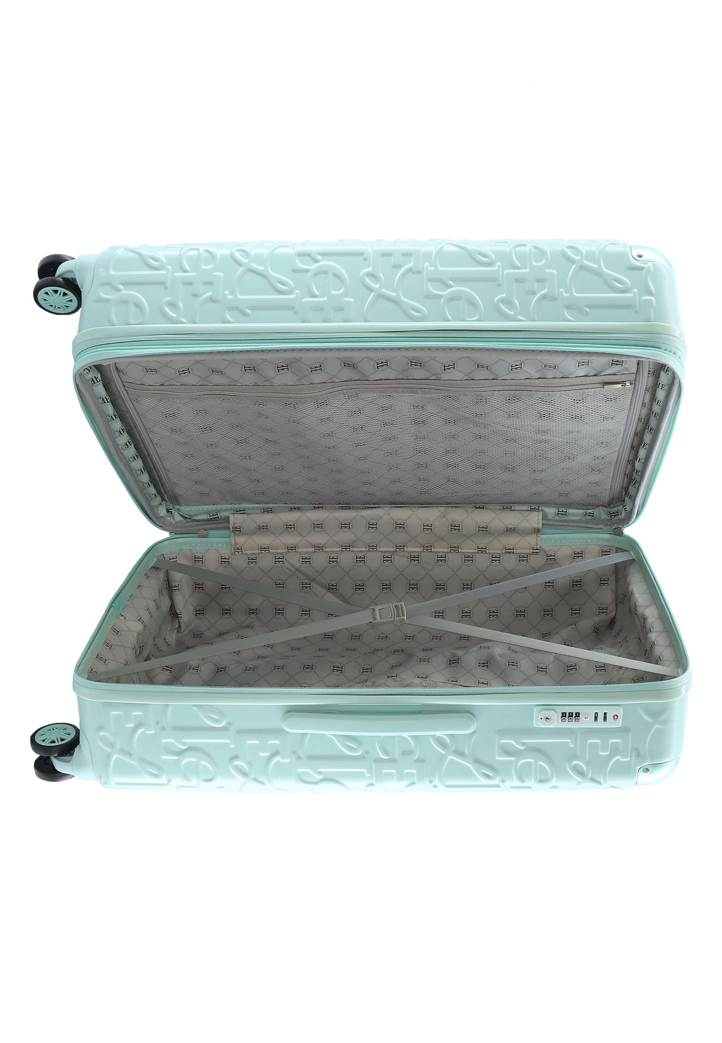 ELLE Harde koffer / Trolley / Reiskoffer - 70 cm (Large) - Alors - Mint