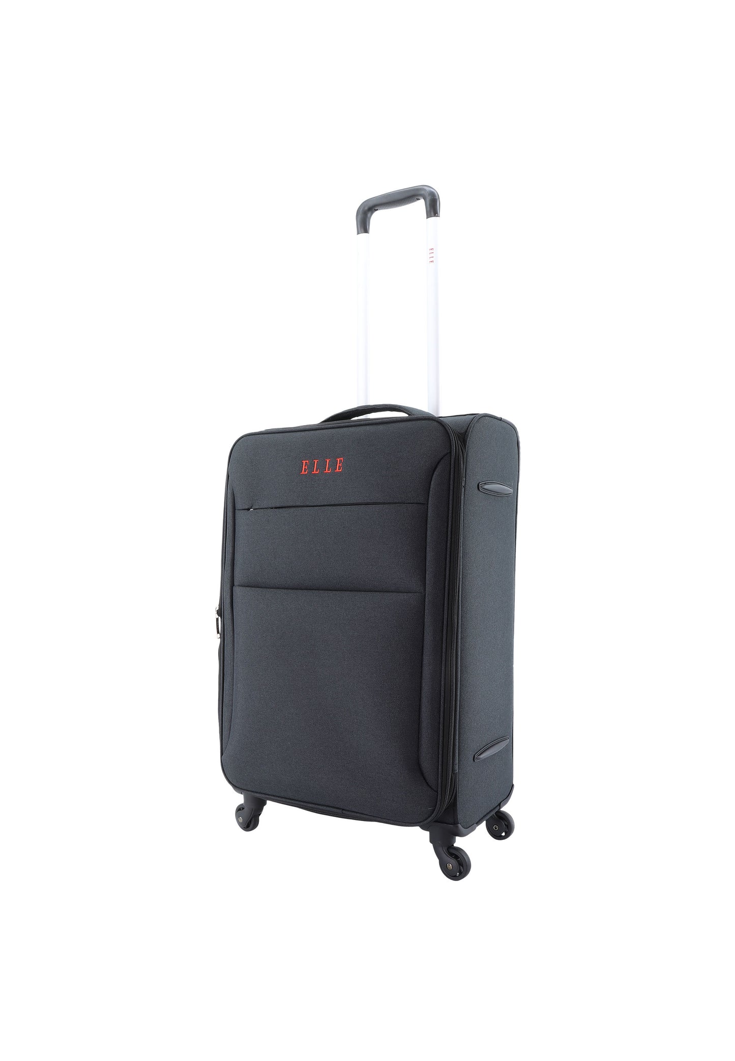 ELLE Soft Case / Trolley / Travel Case - 60 cm (Moyen) - Pledge - Noir