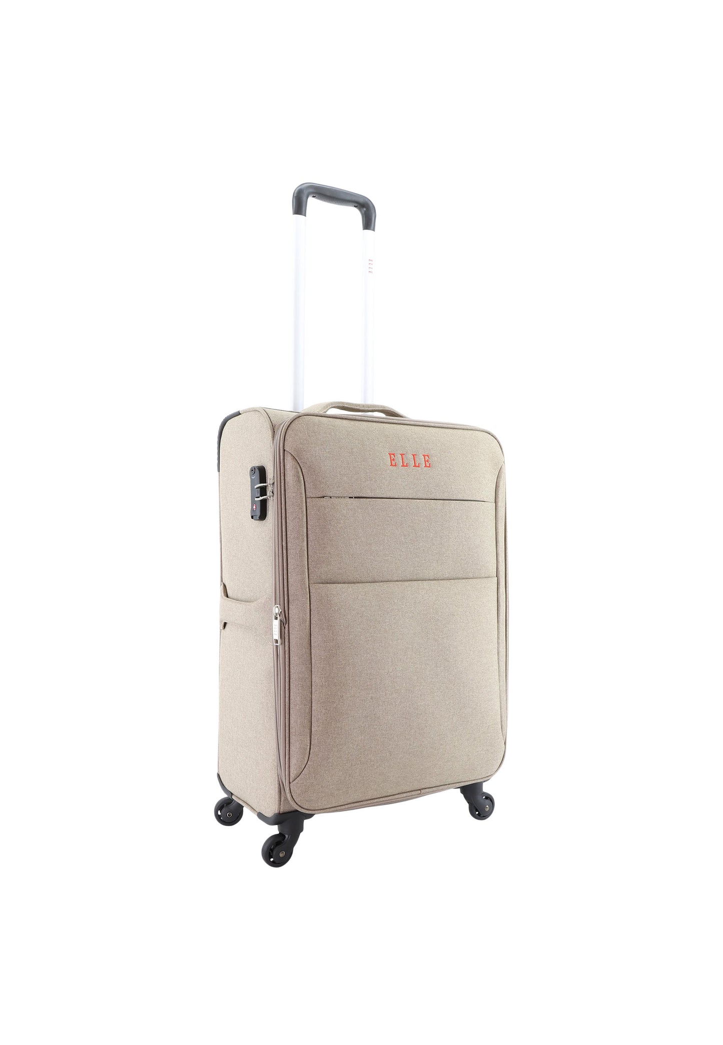 ELLE Soft Case / Trolley / Travel Case - 60 cm (Moyen) - Pledge - Beige