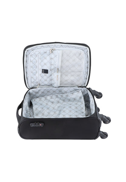 Valise souple pour bagages à main ELLE / Trolley / Valise de voyage - 46x32x17cm - Mode - Noir