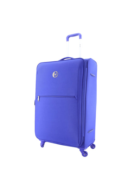 ELLE Zachte Koffer / Trolley / Reiskoffer - 71 cm (Large) - Mode - Blauw