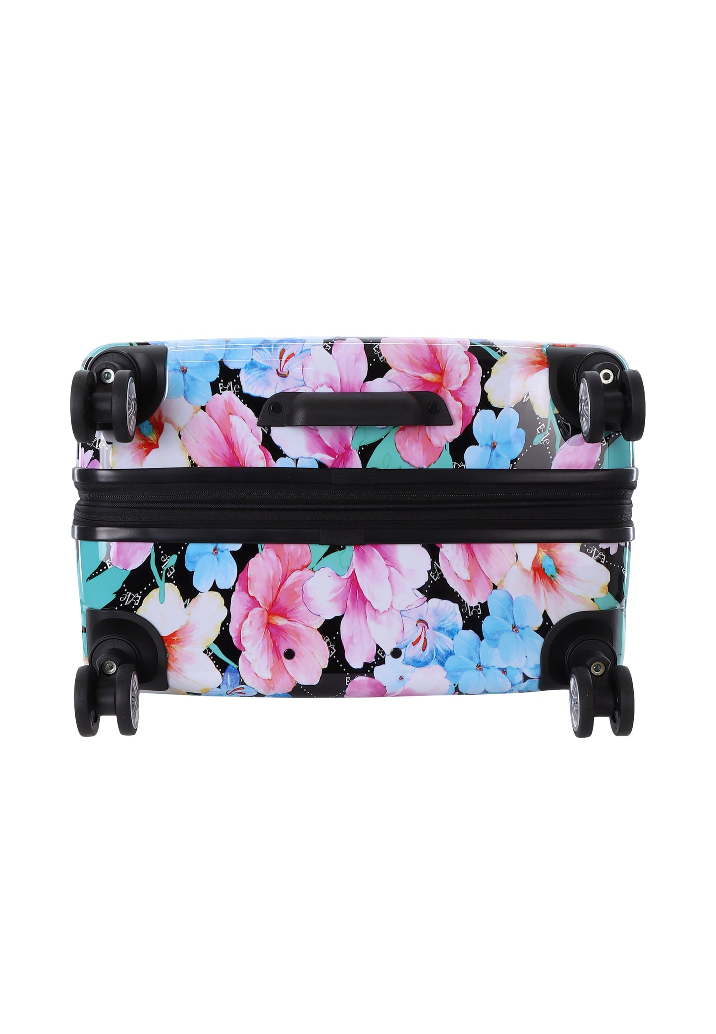 ELLE Hard Case / Trolley / Travel Case - 70 cm (Large) - Bouquet - Noir