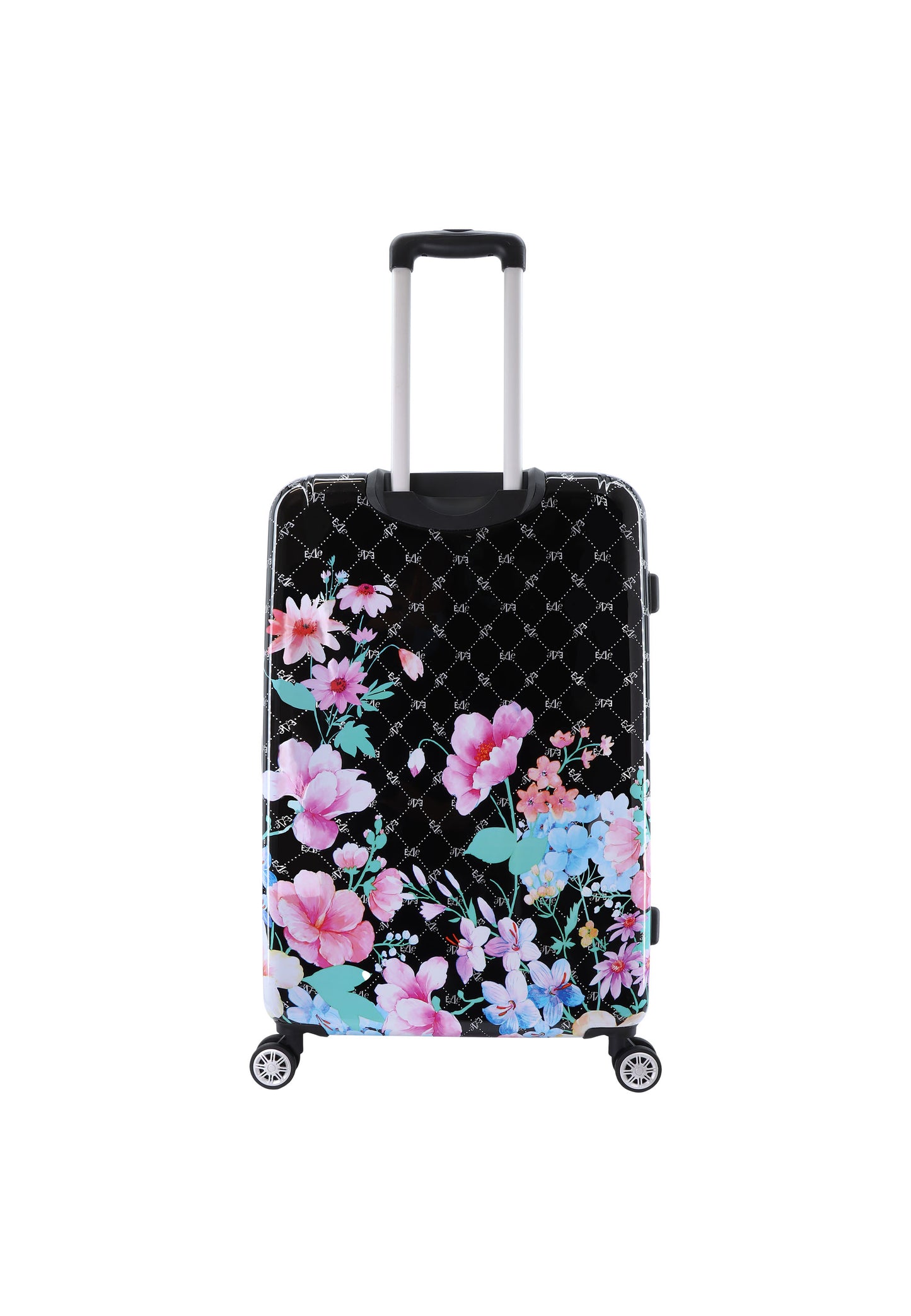 ELLE Hard Case / Trolley / Travel Case - 70 cm (Large) - Bouquet - Noir