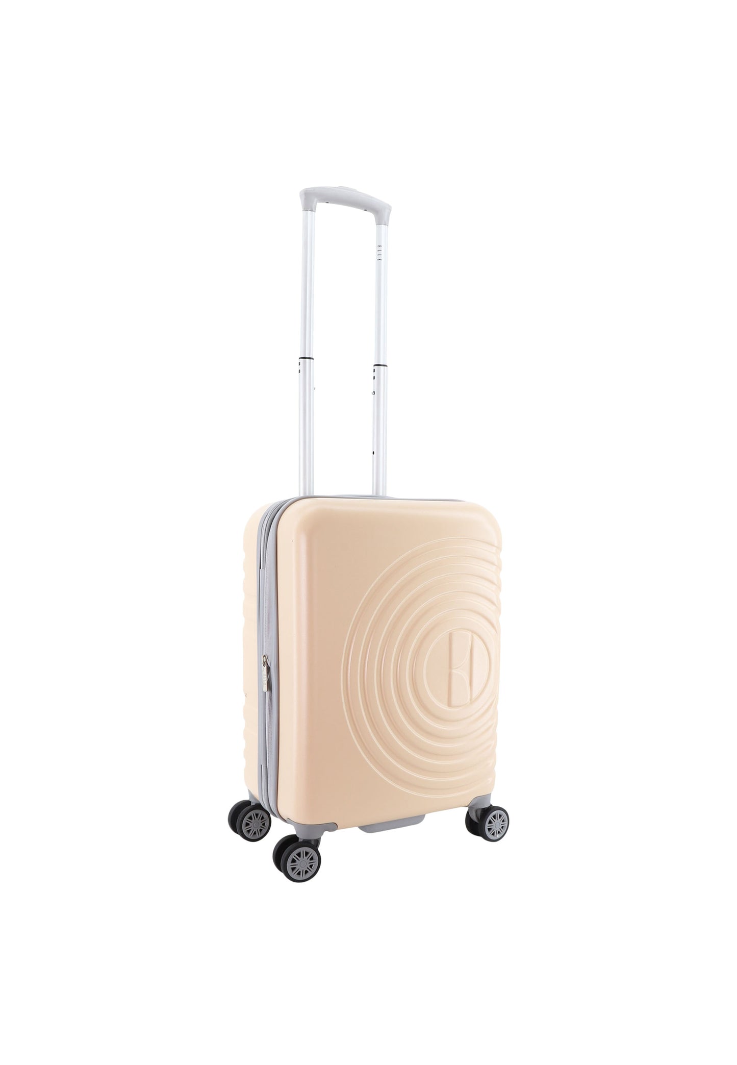 ELLE Extensible Bagage à Main Valise Rigide / Trolley / Valise de Voyage - 55 cm (Petit) - Follies - Rose