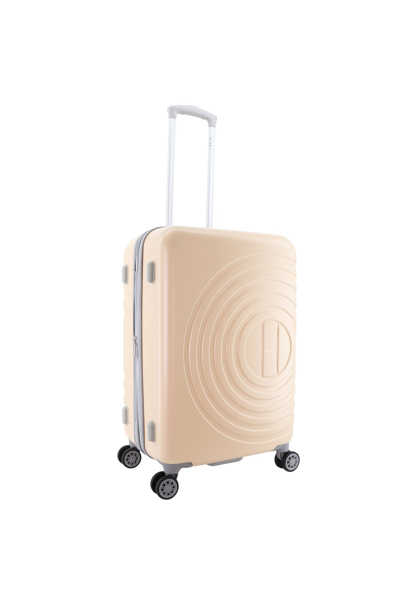 Valise rigide extensible ELLE / Trolley / Valise de voyage - 68 cm (Moyen) - Follies - Rose